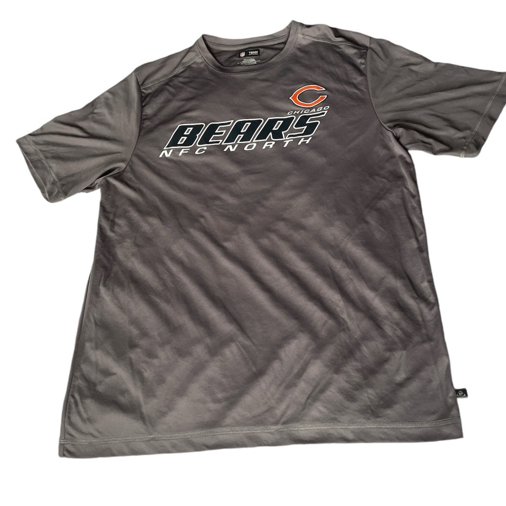 NFL Team Apparel Chicago Bears Football Gray T-shirt, Size XL, Bear Down, Ditka